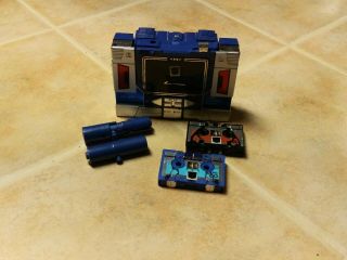 Transformers G1 Vintage Soundwave With Buzzsaw And Frenzy 1984