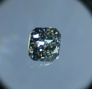Gia Certified,  Rare 0.  27 Ct Chameleon Green Diamond,  100 Natural Vvs