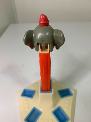 Vintage Walt Disney Dumbo Pez Dispenser No Feet Red Stem 5