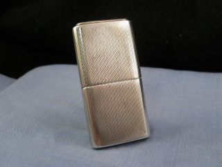 Art Deco Sterling Silver Howitt Petrol Pocket Lighter 1944 Vintage Smoking Pipe
