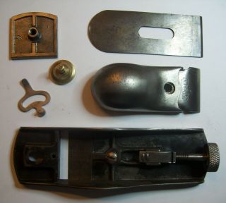 vintage Stanley No.  65 low angle knuckle joint block plane,  SW logo 7