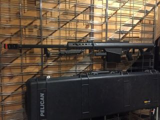 Airsoft Extremely Rare Socom Gear M107 Barrett Sniper Polarstar HPA Pelican 11