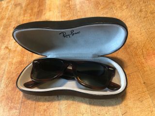 Vintage B&l Ray Ban Wayfarer 5022 Tortoise Sunglasses - Usa