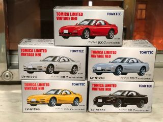 Tomica Limited Vintage Neo Tomytec Rx - 7 Set Of 5