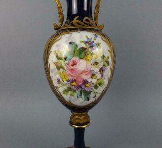 Fine Antique French Porcelain & Ormulo Mounted Sevres Vases.  circa 19c 8