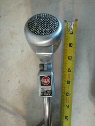 Microphone Vintage Rca Mi - 12022 250 Ohms Estate Find As Seen