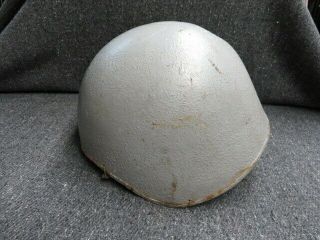 WWII US NAVY MK 2 GUN COORDINATOR “TALKER” HELMET - - COMPLETE W/ CHINSTRAP 3