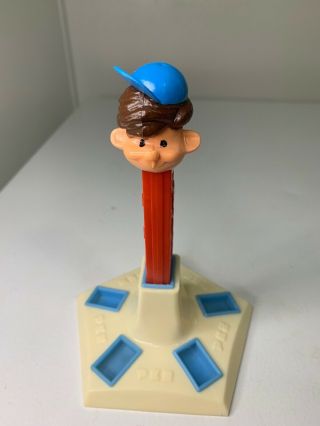 Vintage Pez Dispenser Boy With Blue Hat No Feet