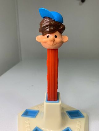 Vintage Pez Dispenser Boy With Blue Hat No Feet 2