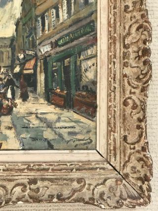19th 20th C French School of Paris Impressionist Fauvism Signed Antique Street 3