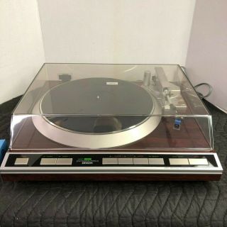 Denon Dp - 45f Direct Drive Vintage Turntable - Serviced - Cleaned -