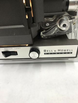 VINTAGE BELL & HOWELL PROJECTOR 356A AUTOLOAD 8MM FILM PROJECTOR With Bulb 2