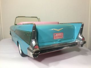 Barbie Vintage 1957 Chevy Convertible Bel - Air 1988 5