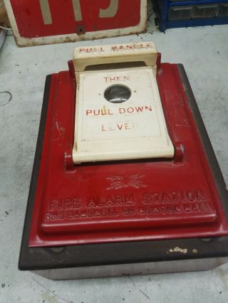 Vintage Gamewell Fire Alarm Station