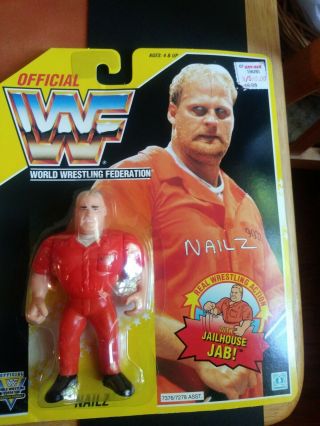 1992 Vintage Hasbro Wwf Nailz Wrestling Action Figure
