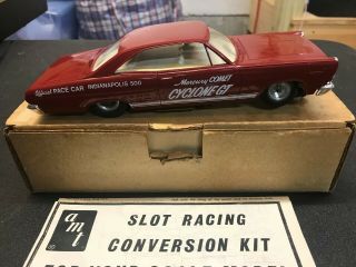 VINTAGE AMT 1/25 SCALE 1966 MERCURY CYCLONE PACE CAR SLOT 7