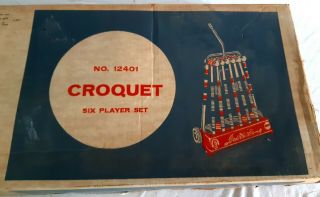 Vintage Ted Williams Croquet Set NEVER BEEN OPENED 1966 2