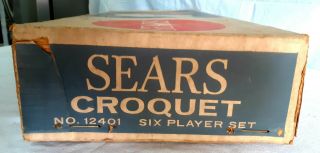 Vintage Ted Williams Croquet Set NEVER BEEN OPENED 1966 3