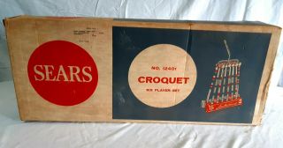 Vintage Ted Williams Croquet Set NEVER BEEN OPENED 1966 7