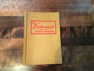 1956 Harley Davidson Motorcycle Enthusiast 12 Issues Book,  Inc Elvis May Issue