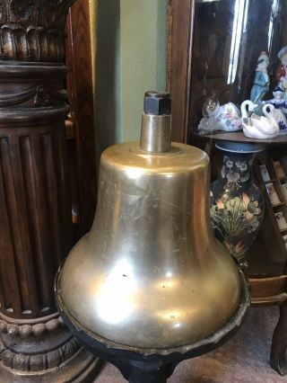 Large Vintage Vilco Co.  Chicago Brass Bell