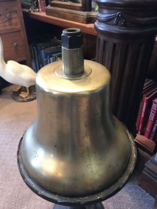 Large Vintage Vilco Co.  Chicago Brass Bell 3