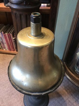 Large Vintage Vilco Co.  Chicago Brass Bell 5