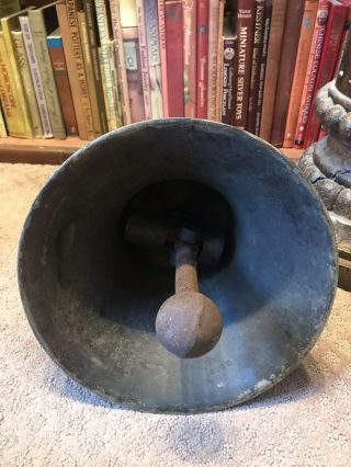 Large Vintage Vilco Co.  Chicago Brass Bell 6