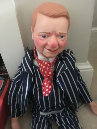 Vintage W.  C.  Fields Ventriloquist Doll Dummy With Case