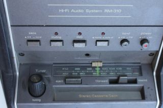 Vintage Panasonic Cockpit RM - 310 Overhead Radio Console Hi Fi Audio Power System 5