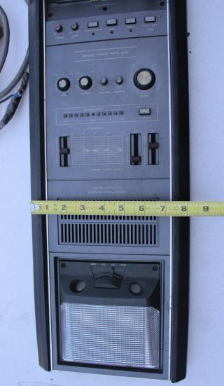 Vintage Panasonic Cockpit RM - 310 Overhead Radio Console Hi Fi Audio Power System 7