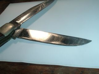 large CASE XX Knife,  Vintage CASE XX 6265 KNIFE MARINER ' S W/SHEATH 2 Blade 7
