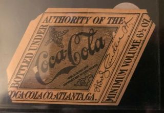 Very Rare Vintage (6) All 1915 - 17 Coca Cola Diamond Shape Labels 3