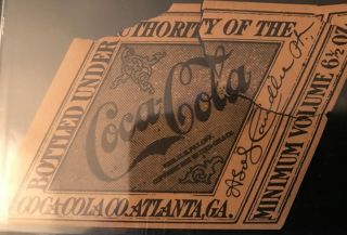 Very Rare Vintage (6) All 1915 - 17 Coca Cola Diamond Shape Labels 6