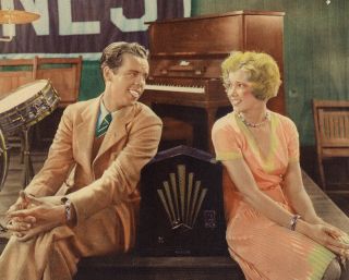 Cheer Up & Smile 1930 Pre - Code Musical Vintage Lobby Card Dixie Lee,  Arthur Lake 2
