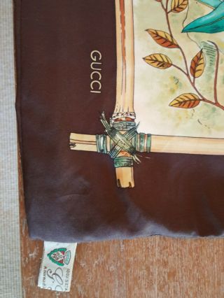 Gucci Silk Vintage Pillow Case 2