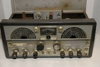 Vintage Hallicrafters Sx - 100 Communications Receiver Vacuum Tube Shortwave Radio
