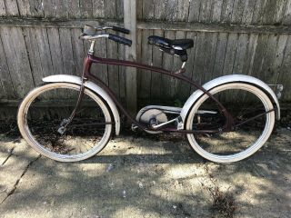 Antique Elgin Twin Bar Mens Bicycle Vintage Bike Parts & Accessories 26 "