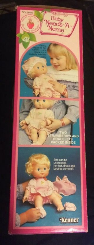 Strawberry Shortcake Blow Kiss Baby Needs A Name Doll Kenner 1984 4