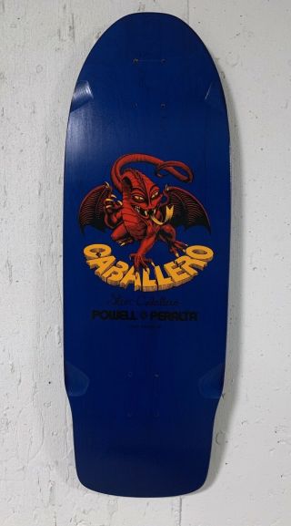Steve Caballero Skateboard Deck Re - Issue Vintage Dragon Powell Peralta