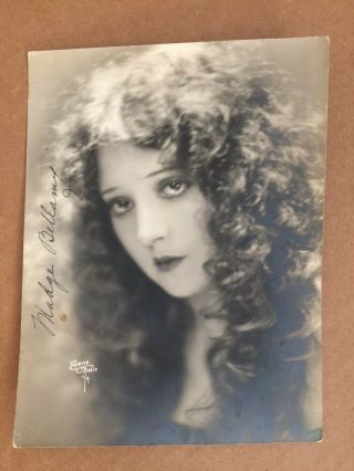 Madge Bellamy Rare Early Vintage Autographed Photo White Zombie 1920s