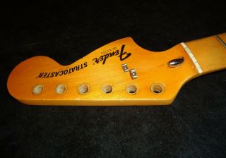 Vintage Usa 1977 Fender Stratocaster Big Head Stock 3 Bolt Bullet Truss Neck