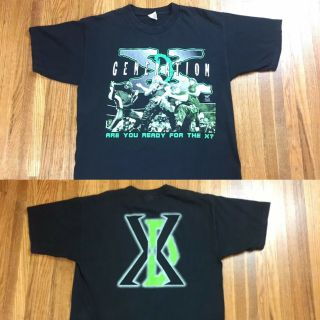 Vintage Wwf D Generation X Shirt Sz L Chyna X Pac Hhh 1990s 90s Wwe Wrestling