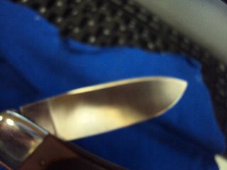 Old Timer Schrade 510 T Lockblade Folding Knife Vintage Pocket Knife & Case USA 4