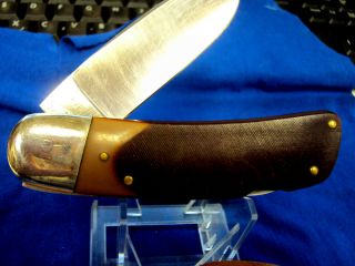 Old Timer Schrade 510 T Lockblade Folding Knife Vintage Pocket Knife & Case USA 5