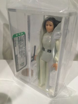 Vintage Star Wars Princess Leia Organa AFA 70 EX,  Kenner 3