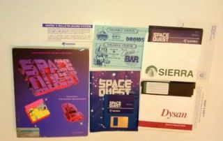 Space Quest 1 Sarien Encounter Pc Big Box Complete Vintage 1987 Authentic