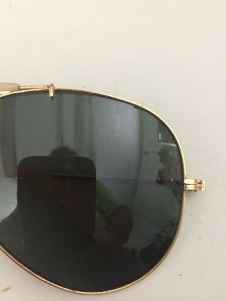 Ray Ban Bausch and Lomb Aviator sunglassses 62014 with case and paper 3