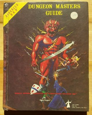 VINTAGE BUNDLE AD&D Dungeon Masters Guide 1979/Players Handbook Monster Cvr 1980 3
