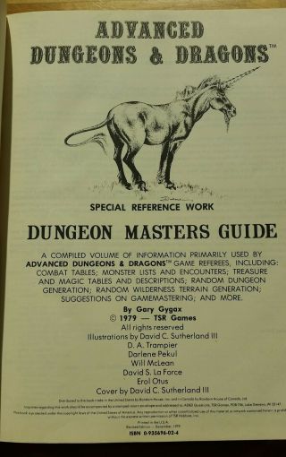 VINTAGE BUNDLE AD&D Dungeon Masters Guide 1979/Players Handbook Monster Cvr 1980 4